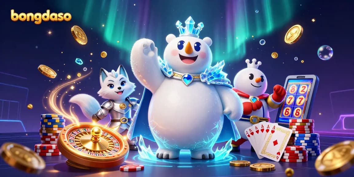 Bongdaso immerses players in a vibrant casino world filled with animated characters and dynamic gaming elements.