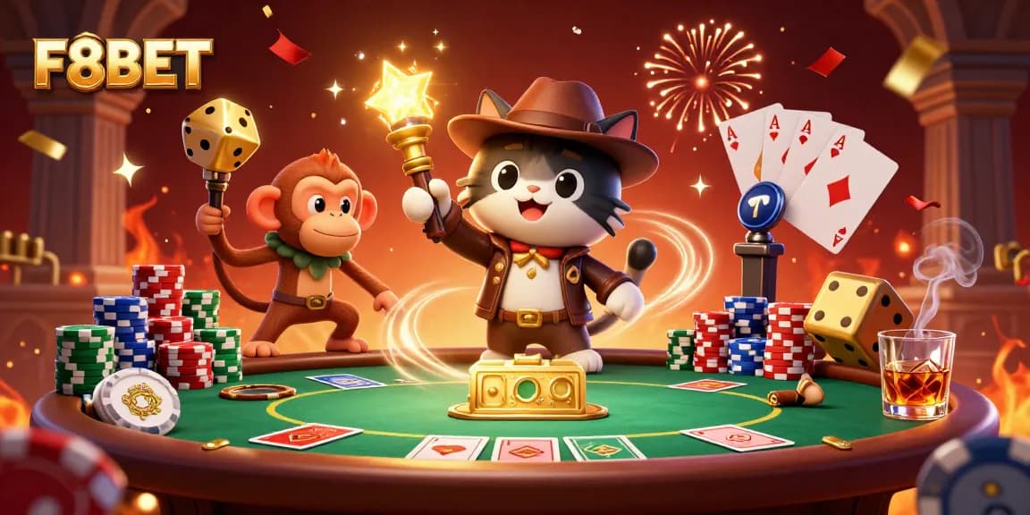 F8BET offers a thrilling casino experience with captivating 3D visuals and engaging gameplay.