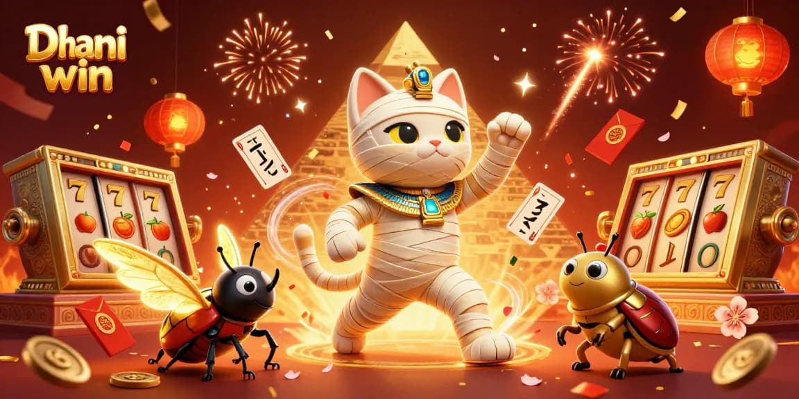 Engage in thrilling gameplay on Dhani win with exciting slot adventures in a captivating pyramid casino.