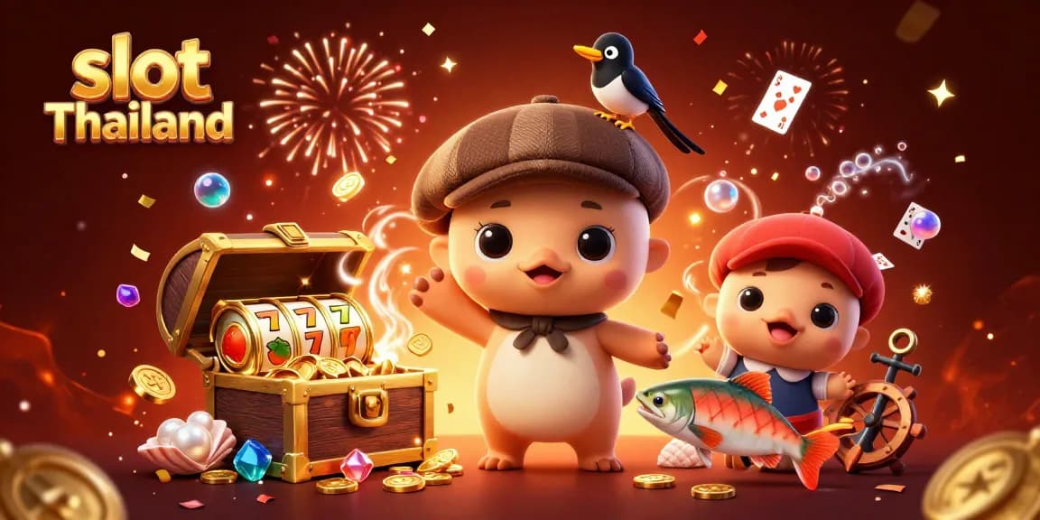 Permainan slot Thailand yang seru dicek dengan karakter lucu dan elemen berkilau di dunia 3D.