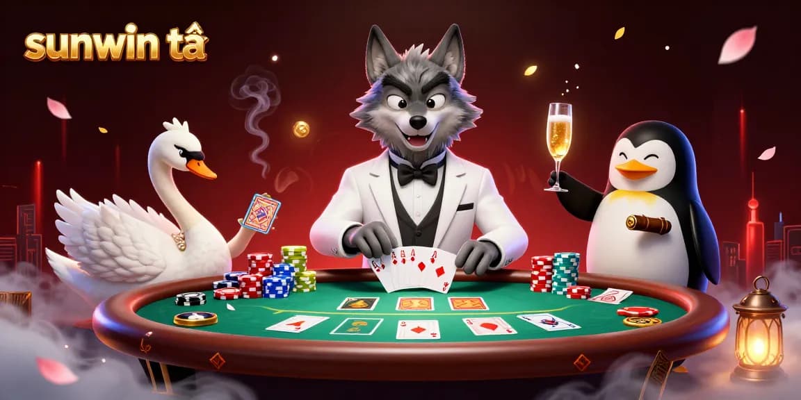 Engage in thrilling gameplay with sunwin tải at this vibrant online casino scene.