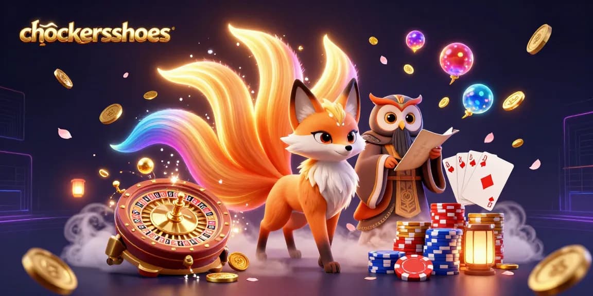 Experience vibrant games with chockersshoes as colorful characters interact in this dynamic casino scene.
