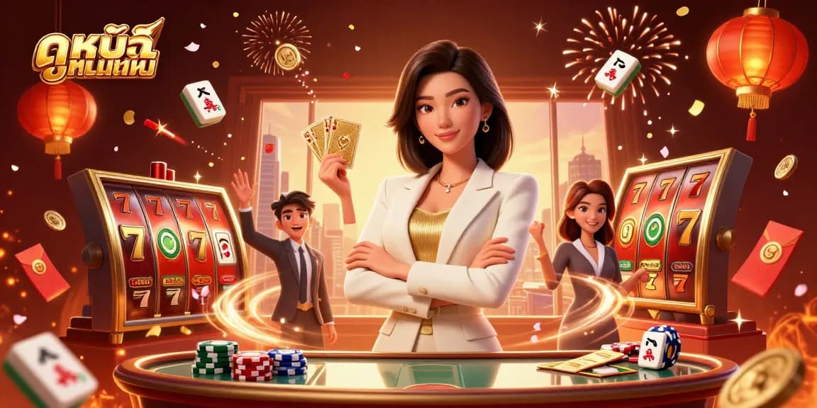 Engage with ดูหนังออนไลน์ and experience thrilling slot reels in a dynamic casino scene.