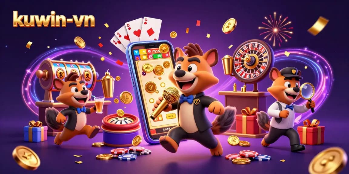 Join the fun at kuwin-vn as hyenas bring laughter to the casino scene with exciting games!