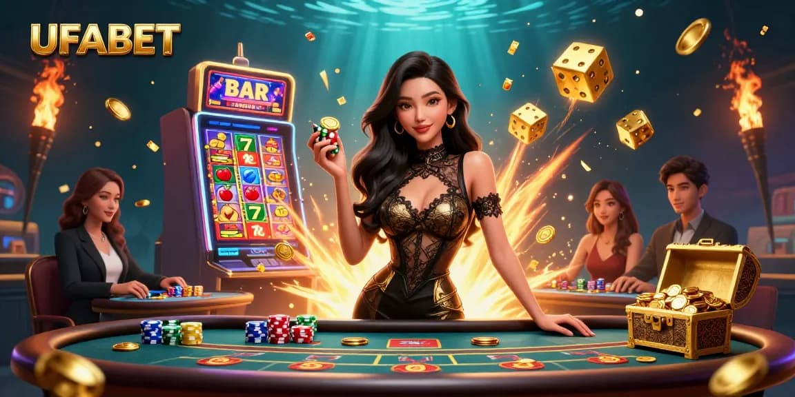Experience UFABET's thrilling casino atmosphere while playing high-stakes baccarat and winning big!