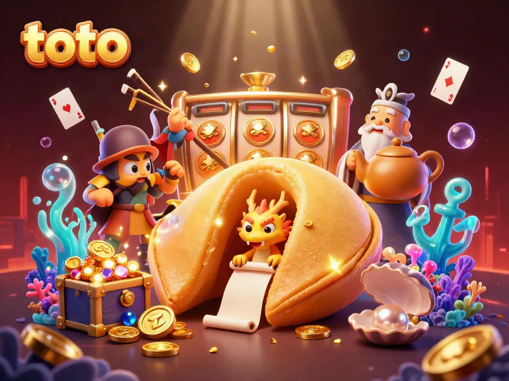 Engage in thrilling casino fun with toto as a wise dragon reveals fortunes amidst golden treasures.