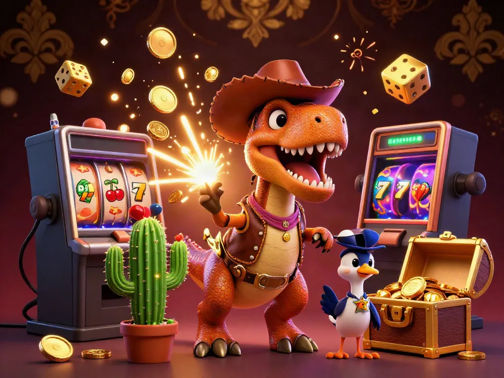 Win big with the vibrant qh88 com illustration showcasing action-packed casino games and characters.