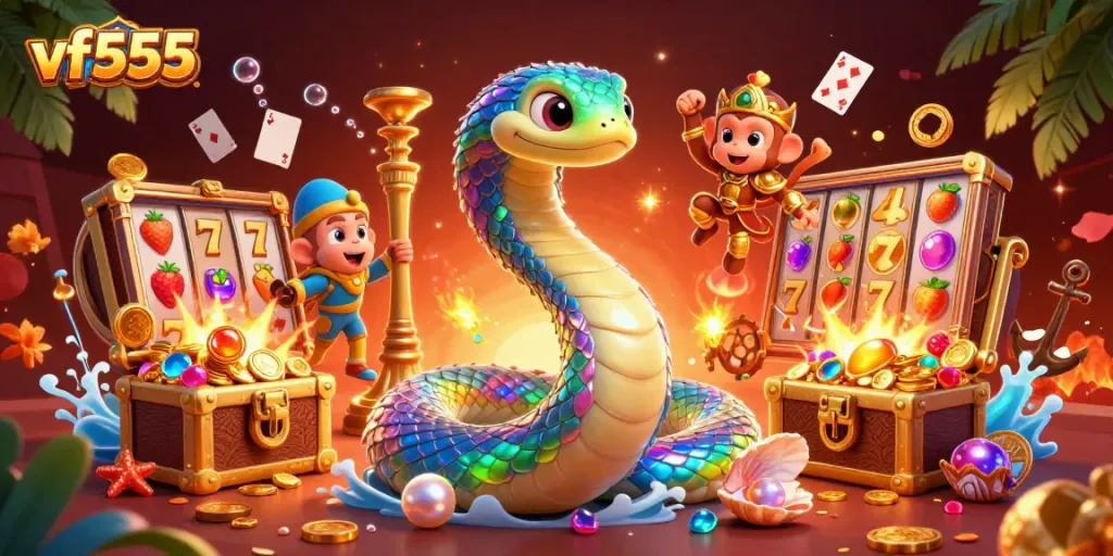 Experience thrilling gameplay at vf555 with vibrant slot machines and enchanting characters.