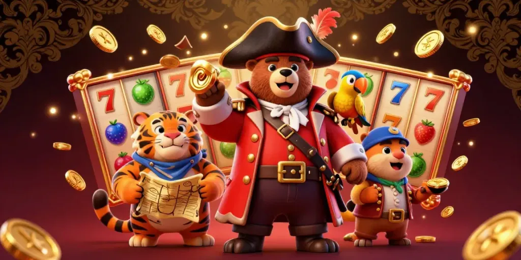 Experience seamless đăng nhập 789club with our immersive illustration featuring dynamic slots and thrilling characters.