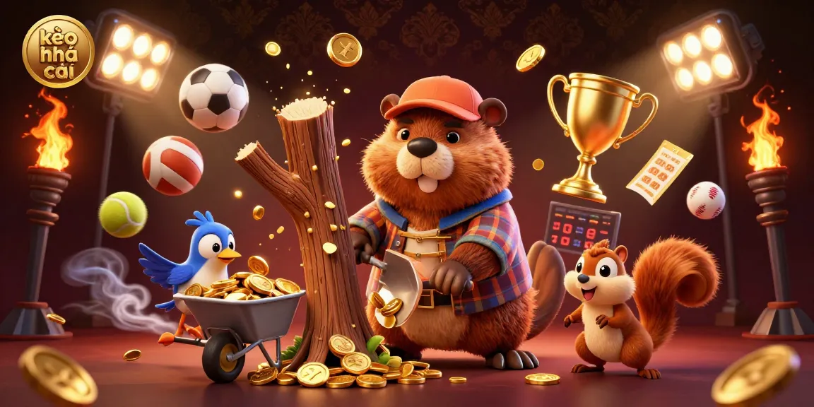 Place bets and win with kèo nhà cái in this vibrant 3D casino scene filled with action.