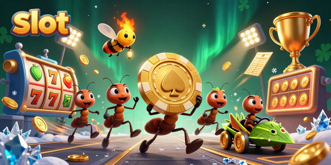 Engage with thrilling slot adventures featuring dynamic reels, gold coins, and lively characters.