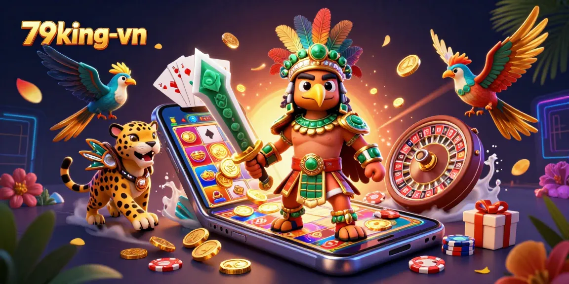 Play slots and enjoy thrilling jackpots at 79king-vn with vibrant casino visuals.