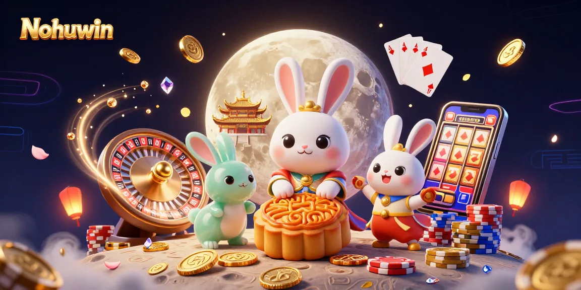 Nohuwin immerses players in a vibrant casino scene full of dynamic gaming elements and excitement.