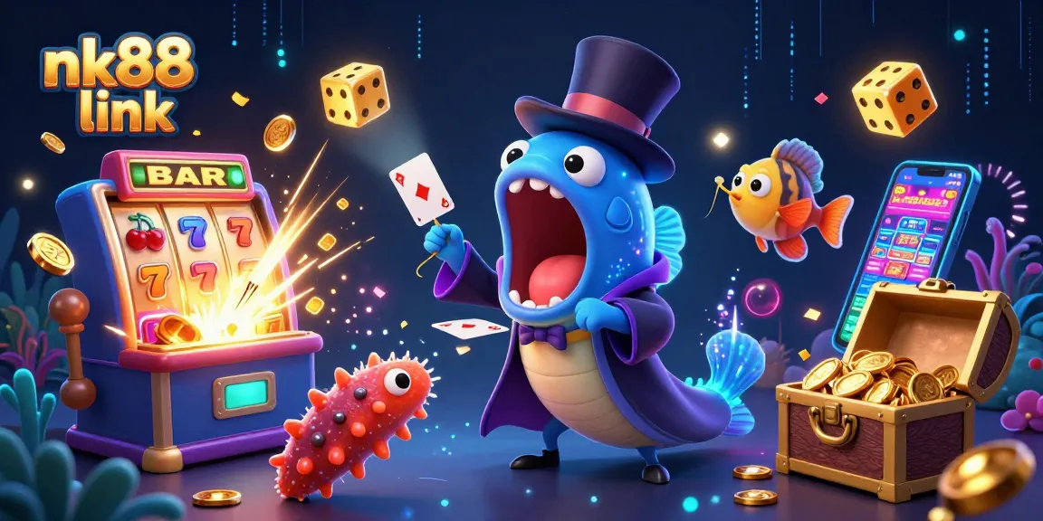 Engage with exciting games at nk88 link, featuring colorful slot machines and vibrant casino activities.