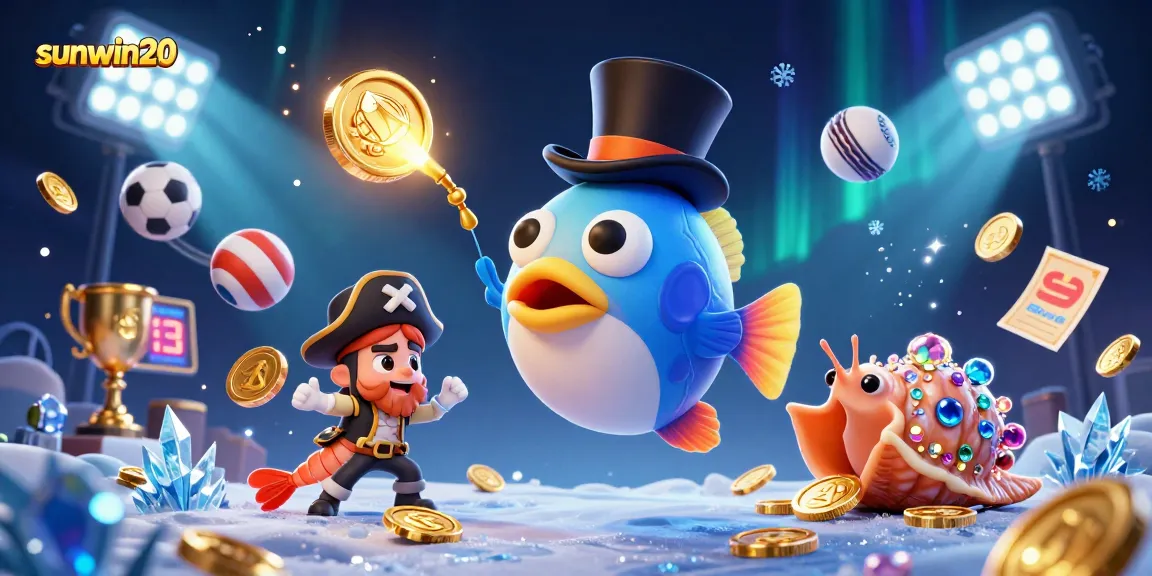 Experience winning gameplay with sunwin20 in a vibrant, dynamic underwater casino scene.