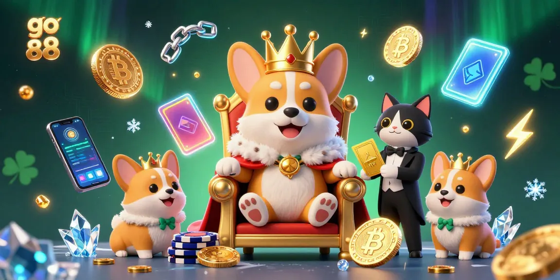 Experience thrilling gameplay at go 88's vibrant online casino with dynamic 3D illustration.