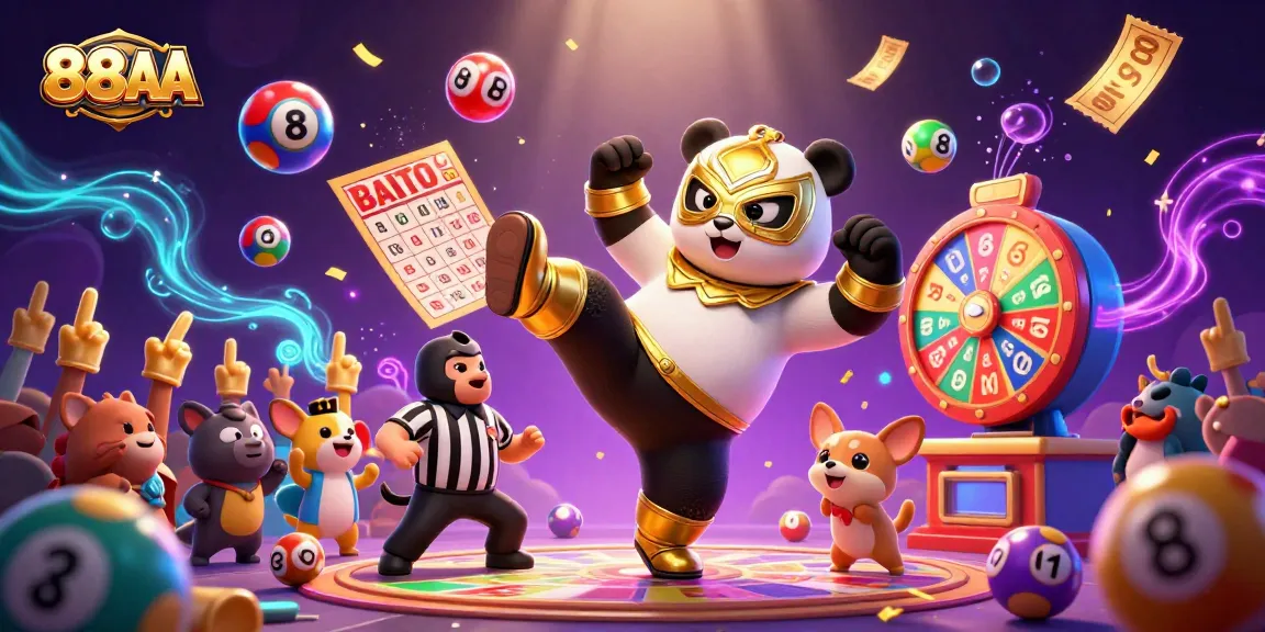 Join the excitement at 88AA with a lively illustration of casino fun and game elements!