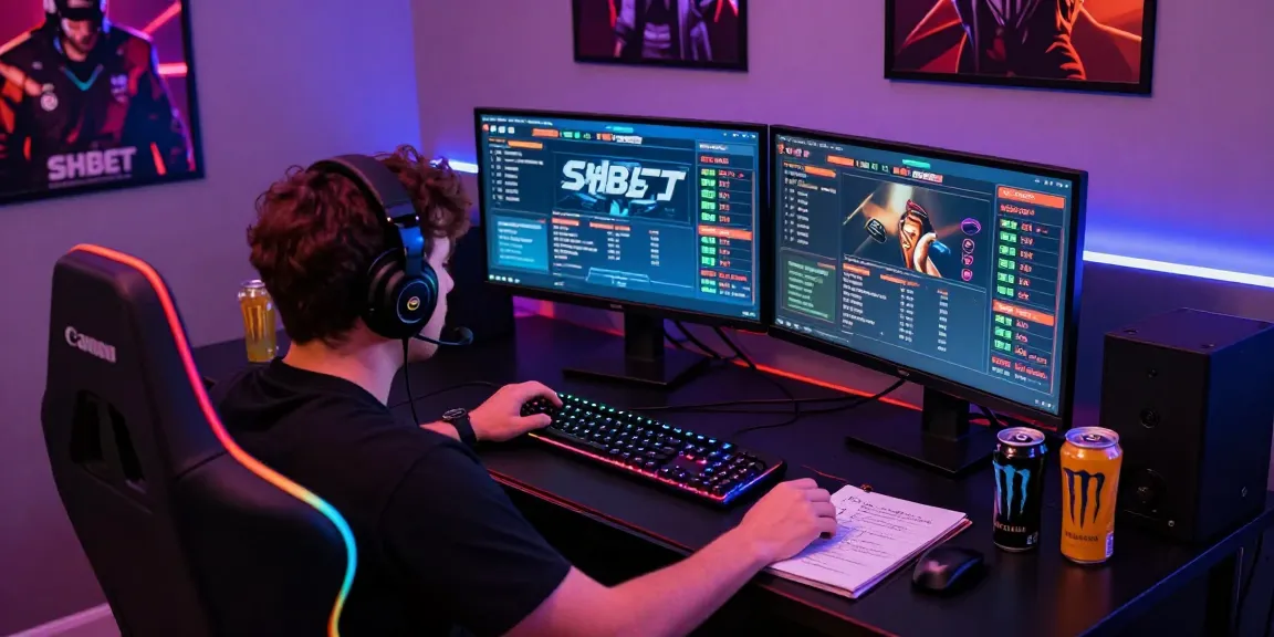 Engaging gaming environment at https://shbet.cruises/ with a focus on live betting and vibrant gaming setup.