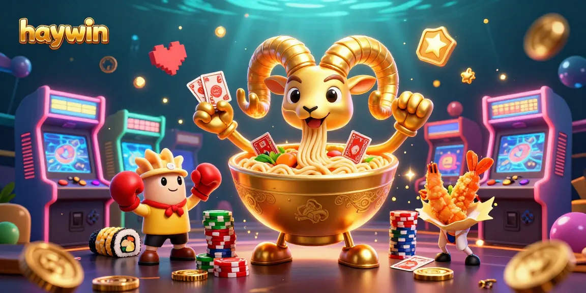 Experience the excitement of haywin with a vibrant 3D casino scene featuring dynamic characters and gaming elements.