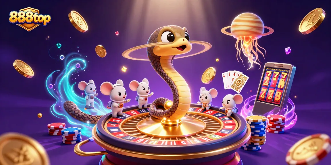 Experience thrilling betting at 888top with adventurous astronaut mice and a cosmic dealer.